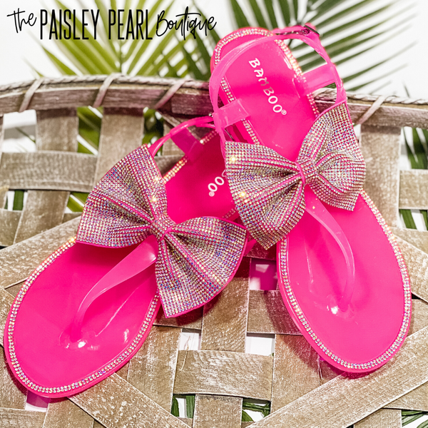 Bling 2024 jelly sandals