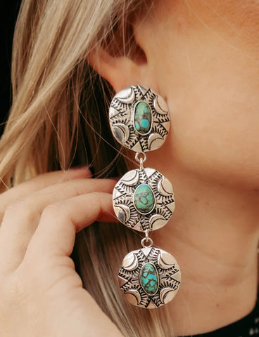 Concho valley earrings