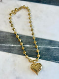 All My Love Heart Necklace-GOLD